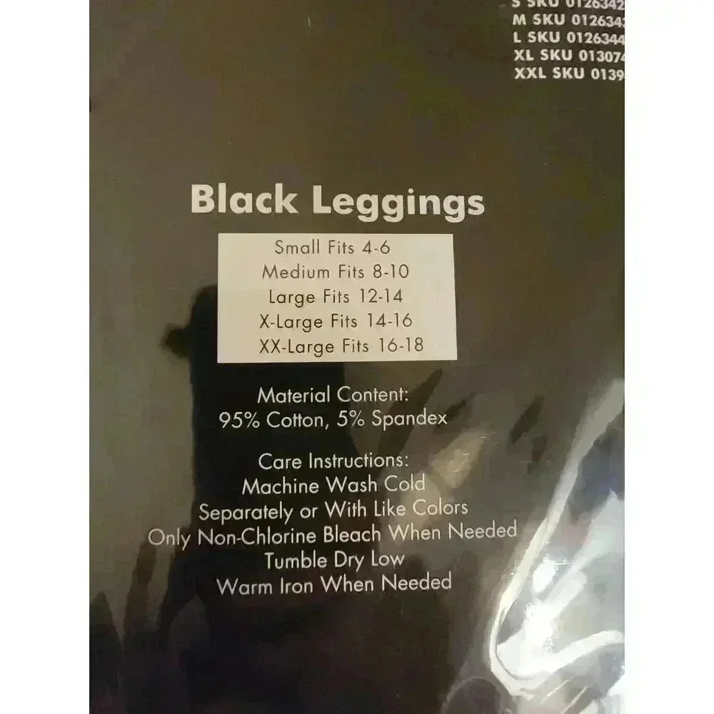 Black Leggings - Picture 2 of 2